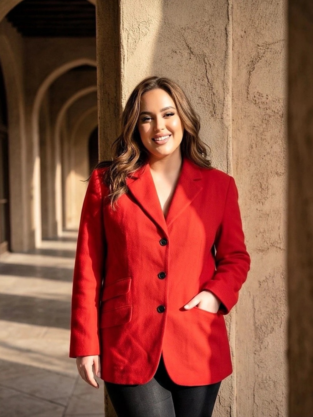 Red Blazer - New